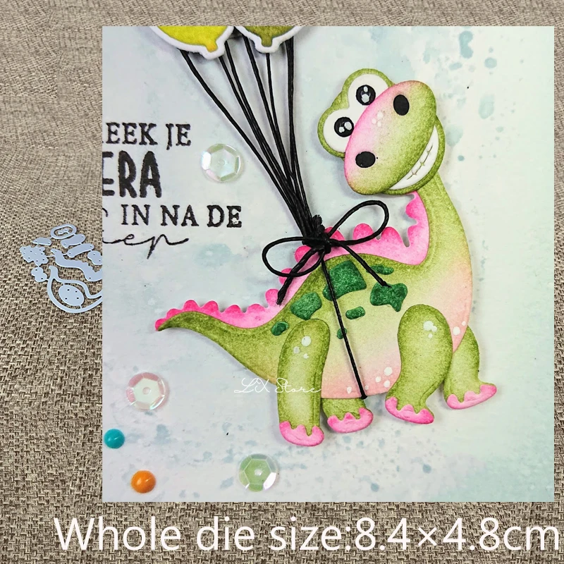 Скрапбукинга для скрапбукинга высечки металла украшения динозавра альбом