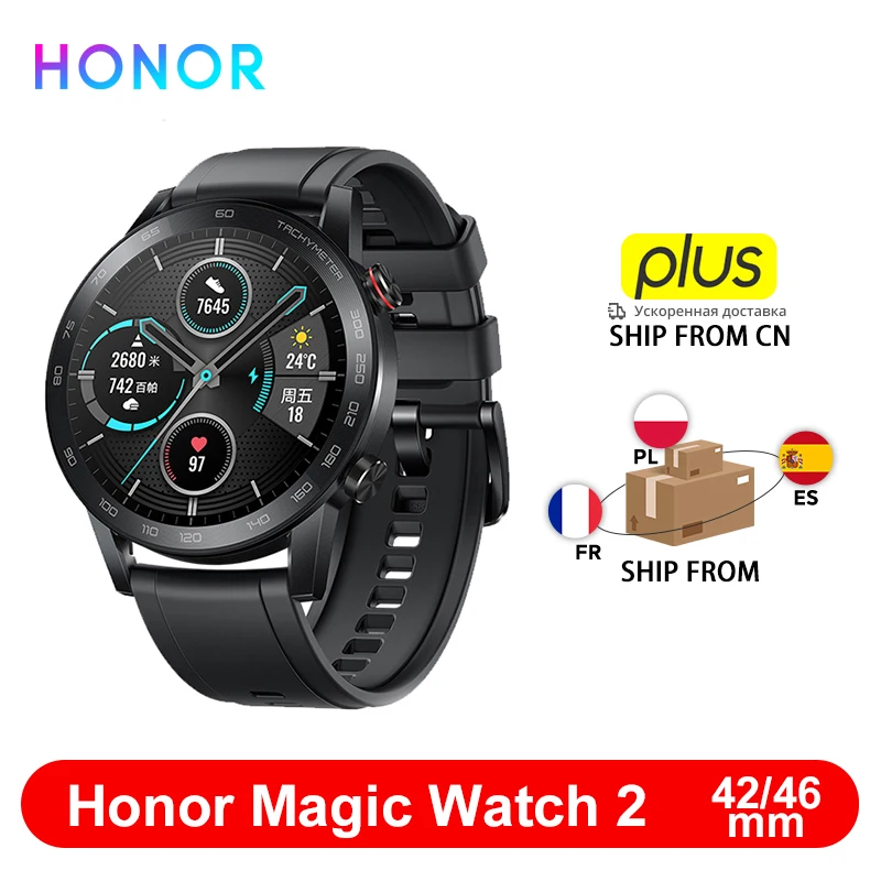 В наличии глобальная версия Honor Magic Watch 2 умные часы Bluetooth 5 1 водонепроницаемые