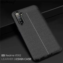 For OPPO Realme XT Case Shockproof Luxury Leather Silicone Anti-knock Case For OPPO Realme XT X50 6 5 Cover For OPPO Realme XT