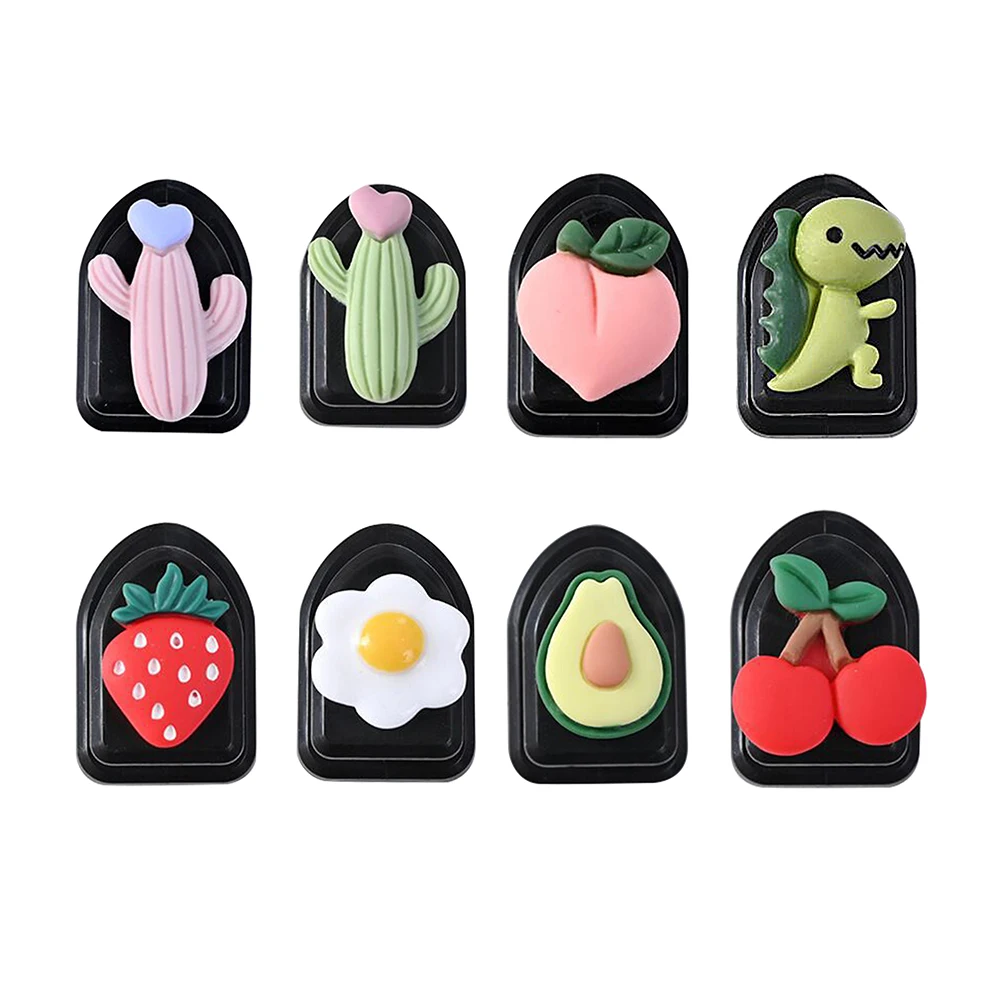 

Симпатичные крючки в форме фруктов и животных, Автомобильный интерьер, клейкий держатель для хранения, органайзер для USB кабеля, наушников, ...