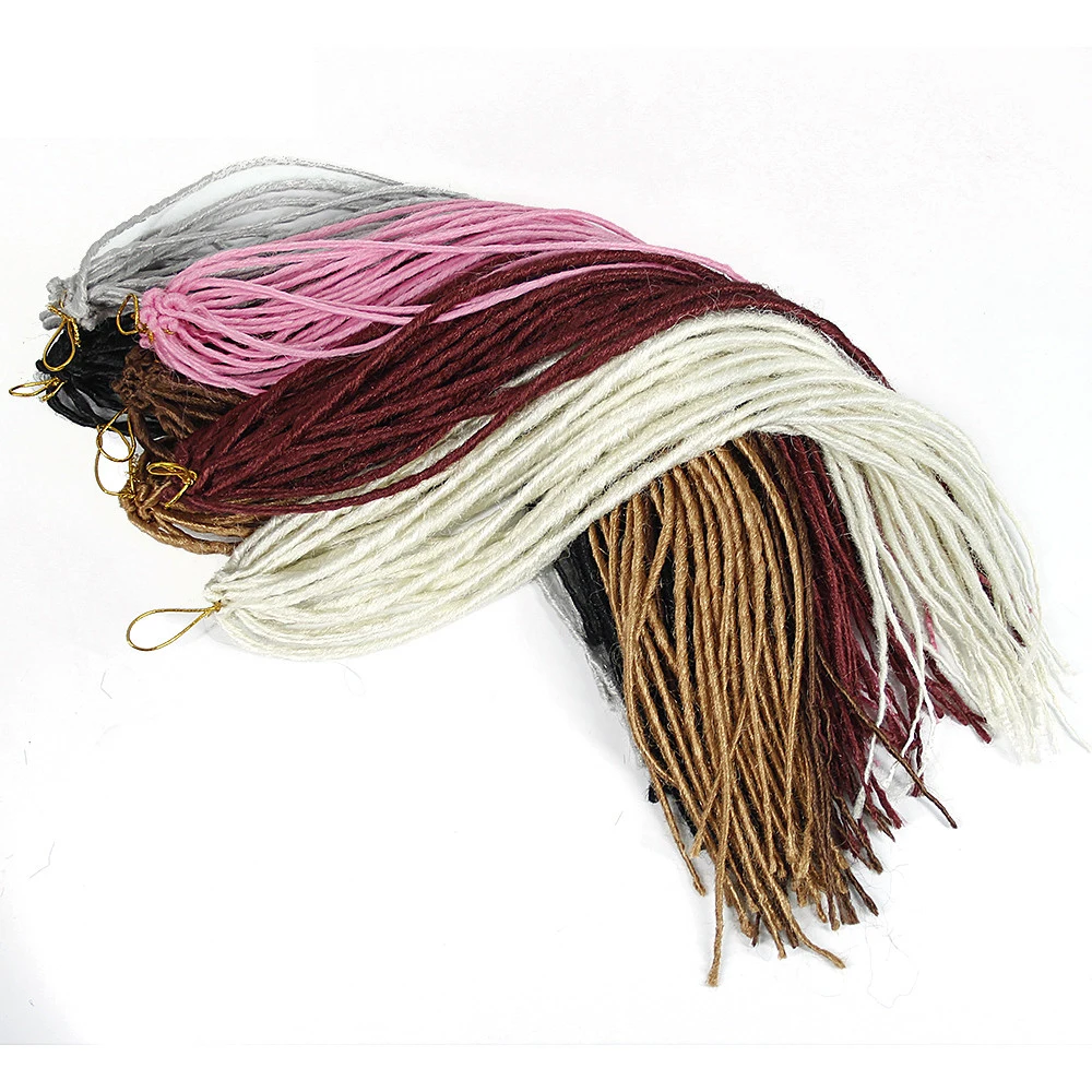 Из искусственных волос дреды коллекции в африканском стиле плетение блондинка