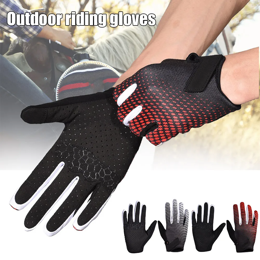 Лидер продаж 1 пара перчатки для верховой езды мужчин и женщин легкие дышащие