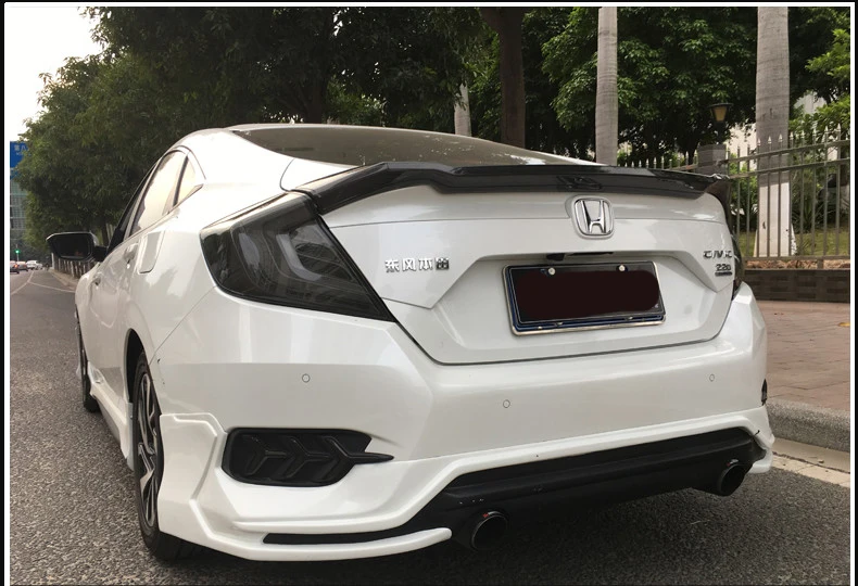 Светодиодный задний фонарь подходит для Honda Civic 10th 2016 2017 2018 красные дымчатые лампы