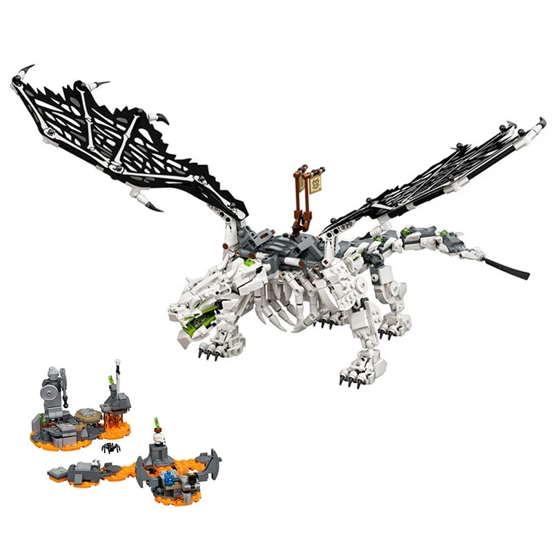 

The Skull Dragon Sorcerer Model goingly Hero Jay Kai Naya Mini Figure of Man Building Blocks Bricks Compatible 71721