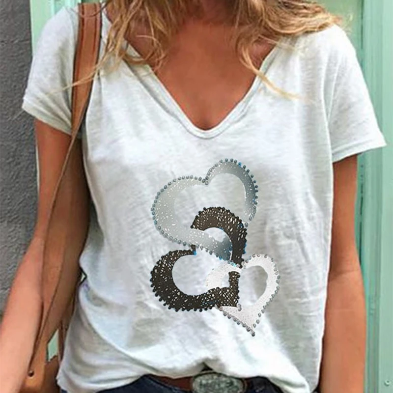 Женские Модные топы летняя футболка повседневные рубашки с коротким рукавом