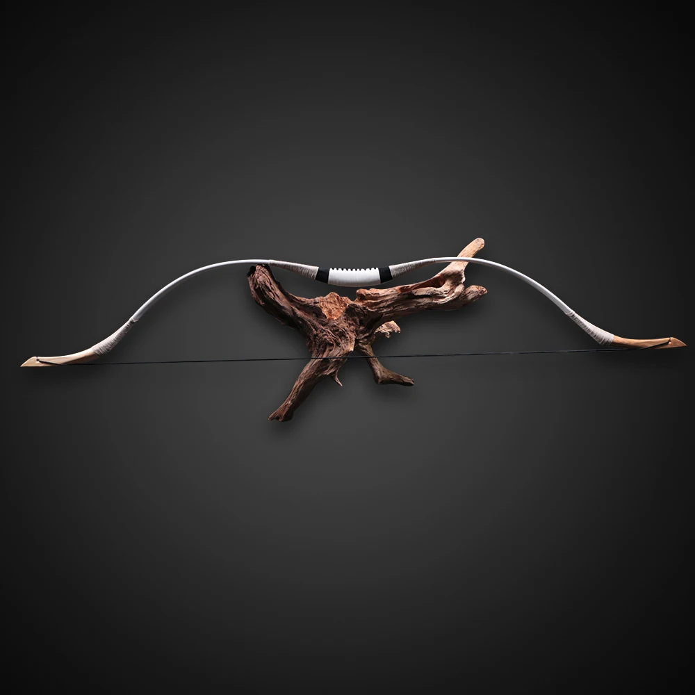 30-70lbs Achery лук для охоты спортивной стрельбы традиционный лук recurve лук длинный лук открытый белый воловья кожа