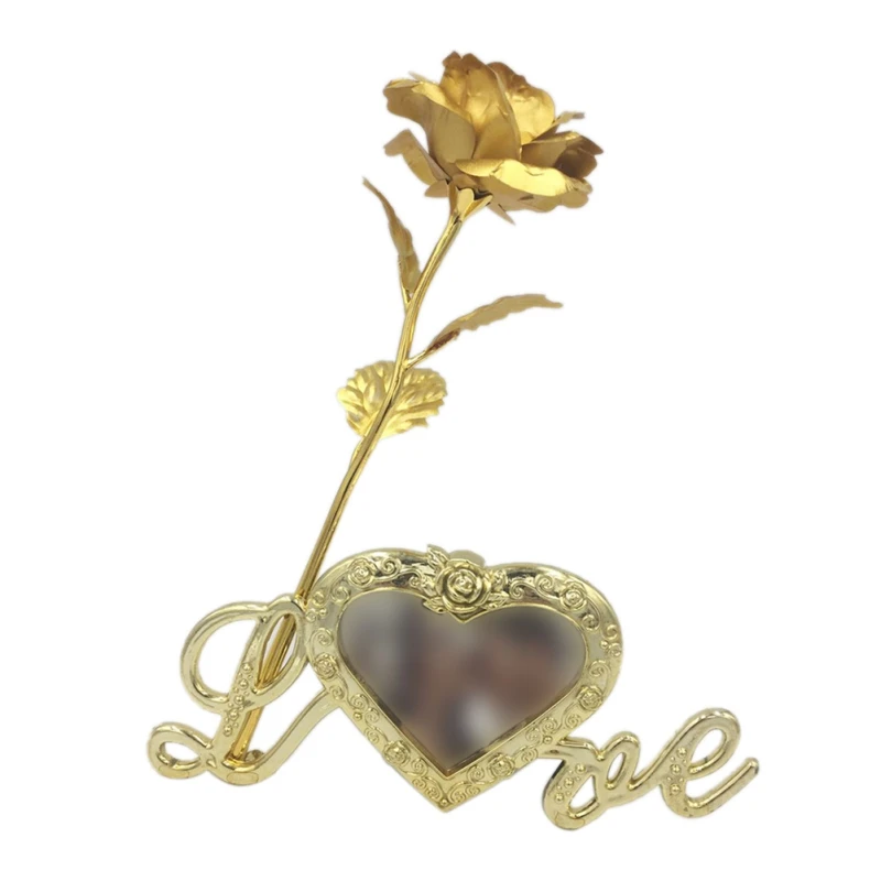 1 шт. фольга роза украшение фоторамка для подарков основа Привлекательный Цветок