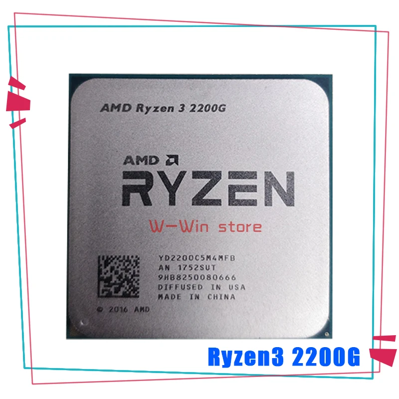 

Четырехъядерный процессор AMD Ryzen 3 2200G R3 2200G R3 Pro 2200G 3,5 ГГц 65 Вт YD2200C5M4MFB YD220BC5M4MFB разъем AM4