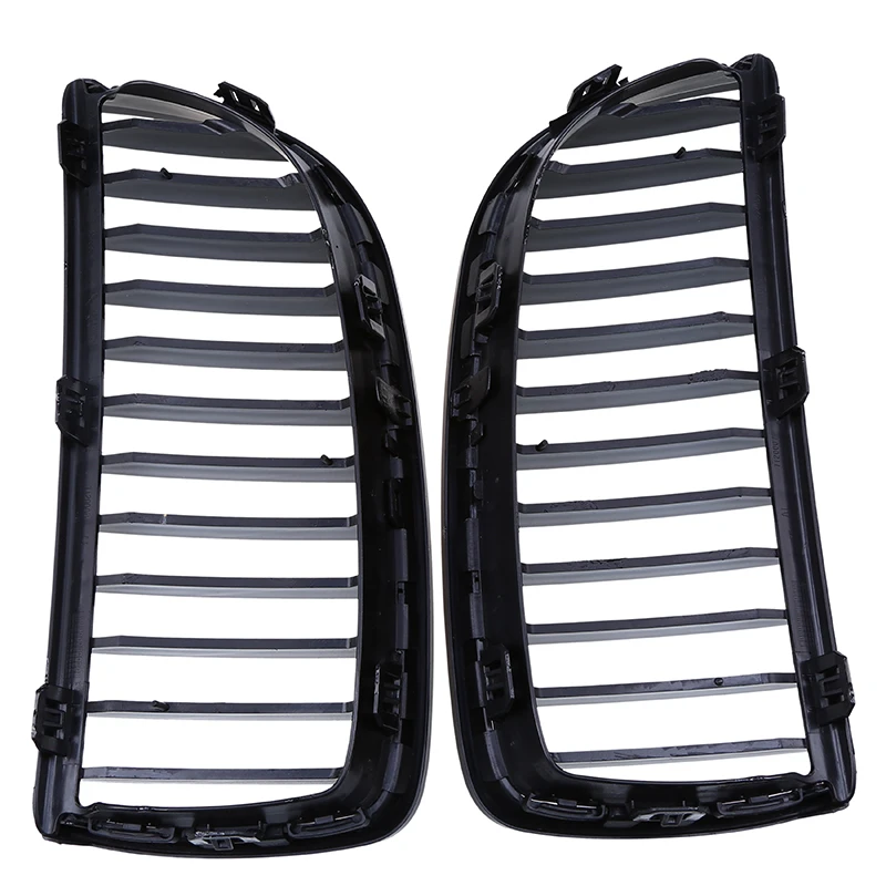 Автомобильные гоночные решетки POSSBAY глянцевые черные с 2 шт. верхних капота ВЕКО