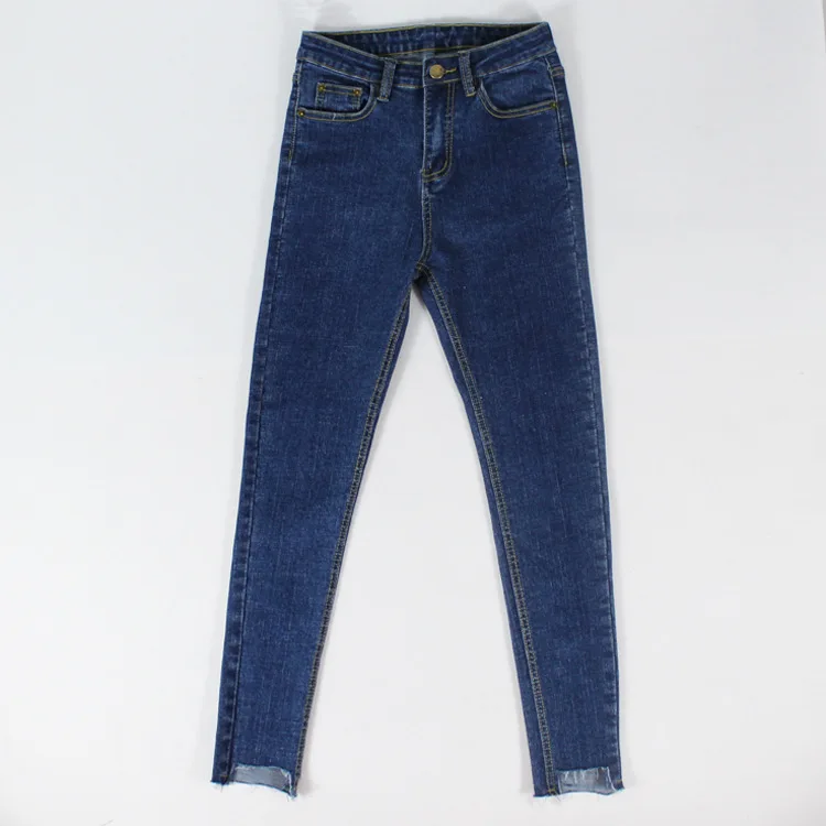 Осень 2021 Новый стрейч джинсы для женщин Большие размеры женский нуля носить