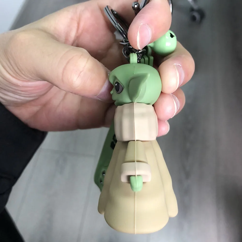 Новинка брелок для ключей с героями мультфильма Дисней йода Звездные войны Малыш