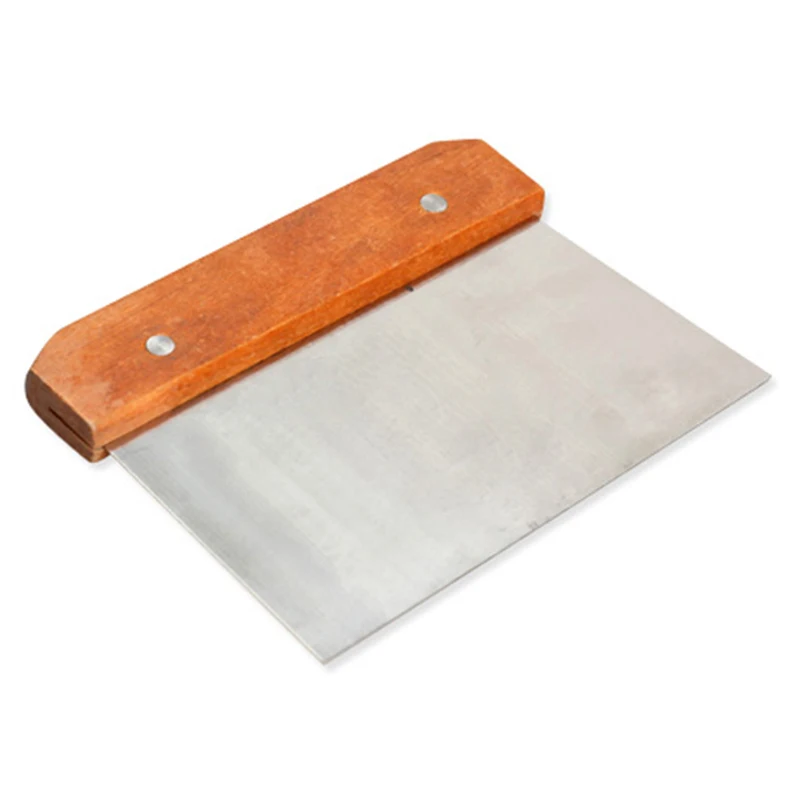 

1 шт. новая ручка из нержавеющей стали для мыла из твердой древесины нож для прямого резака для теста из нержавеющей стали слайсер для торта ...