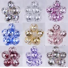 10 шт.лот цвета розового золота прозрачный блеском конфетти латексные шары романтической свадьбы День рождения вечерние украшения Детские игрушки Baby Shower Globos