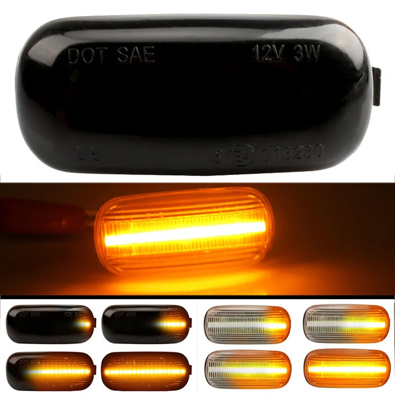 

LED Car Lights Turn Signal Side Marker Light Blinker Lamp, For Audi A3 S3 8P 2000-2003 A8 D2 1999-2002 TT 8N 2000-2006