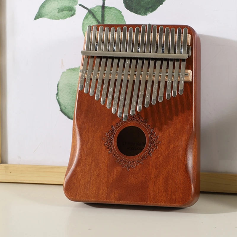 

Kalimba Thumb Piano 17 Keys, Portable Finger Piano A69A