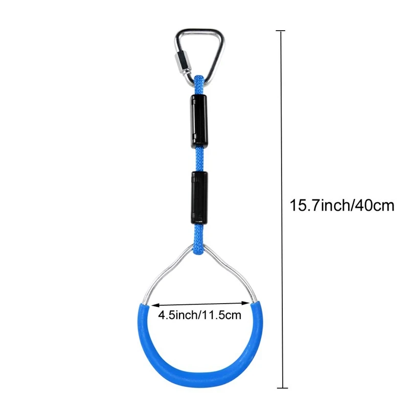 2 шт. сверхпрочные гимнастические кольца для детей ТРАПЕЦИЕВИДНОЕ кольцо занятий