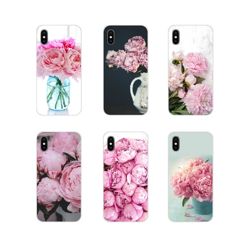 Розовые пионы с цветами аксессуары для телефонов чехлы Xiaomi Redmi 4A S2 Note 3 3S 4 4X 5 Plus 6 7 6A