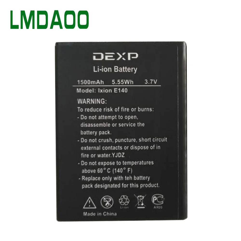 Новый литий ионный аккумулятор для DEXP Ixion E140 E 140 батарея мобильного телефона 1500mAh