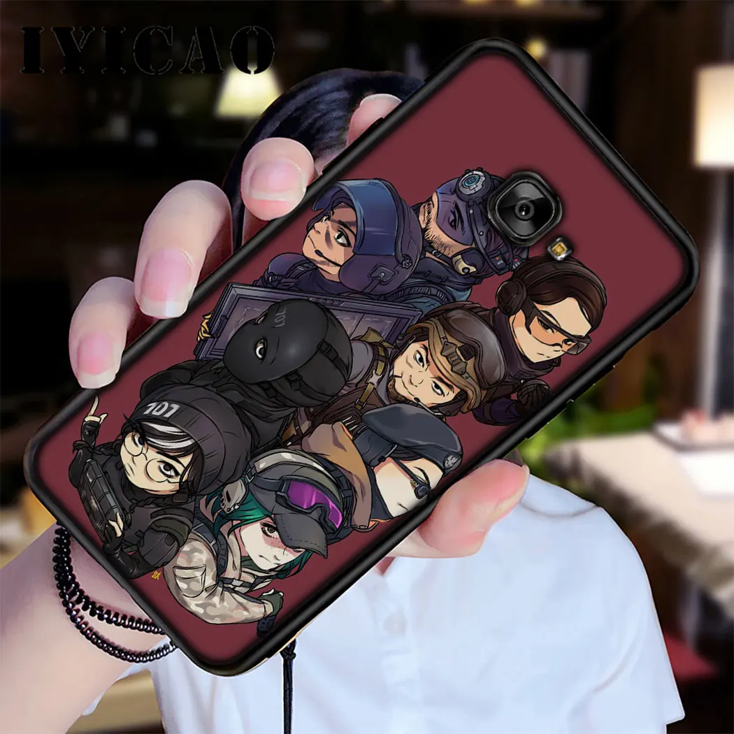 IYICAO Rainbow Six Siege Soft Case for Samsung Note 8 9 10 Plus A70 A50 A40 A20 A10 M40 M10 M20 M30 A10S A20S A30S A40S A50S |