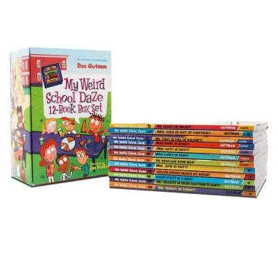 Мой странный School Daze 12 коробка для книг комплект английские книги Для детей
