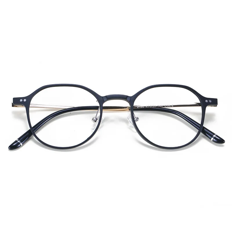 Zerosun Вольфрамовая титановая оправа для очков мужские и женские полигональные