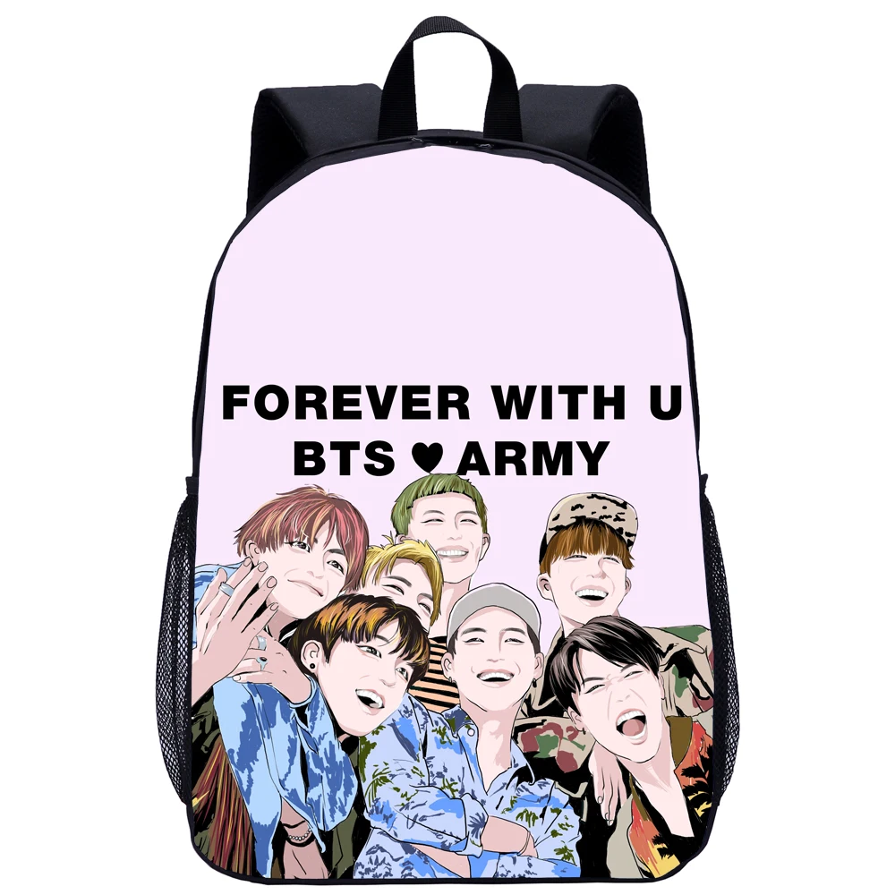 Школьный рюкзак для девочек Корейская группа Kpop Boys женский студенческие сумки