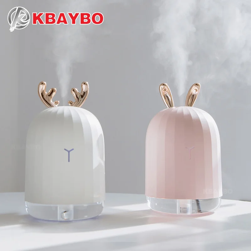 KBAYBO 220 мл увлажнитель воздуха ультразвуковой usb и с 7 цветов Изменение