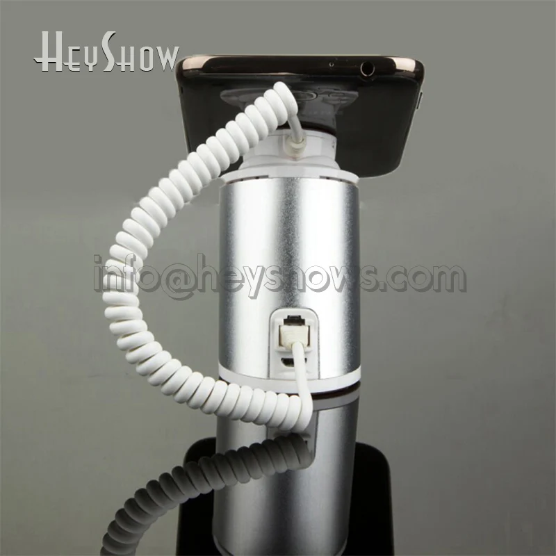 10PCS Chargeable Security Burglar Alarm System Display Stand Anti-theft Holder Bracket Rack For Mobile Phone/Tablat iPad Retail