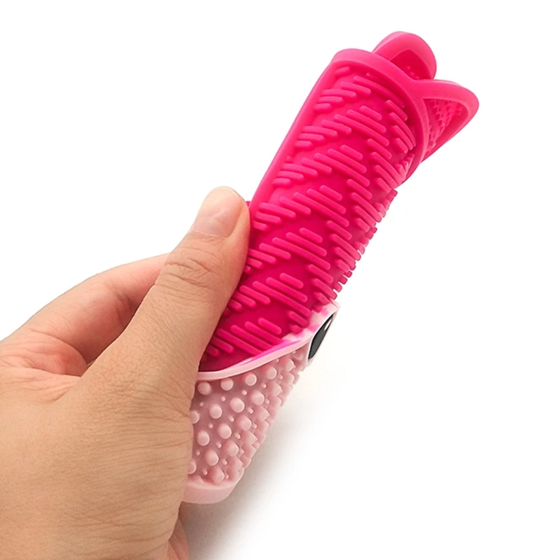 Портативная Милая мультяшная Кисть для макияжа чистящий коврик с присоской