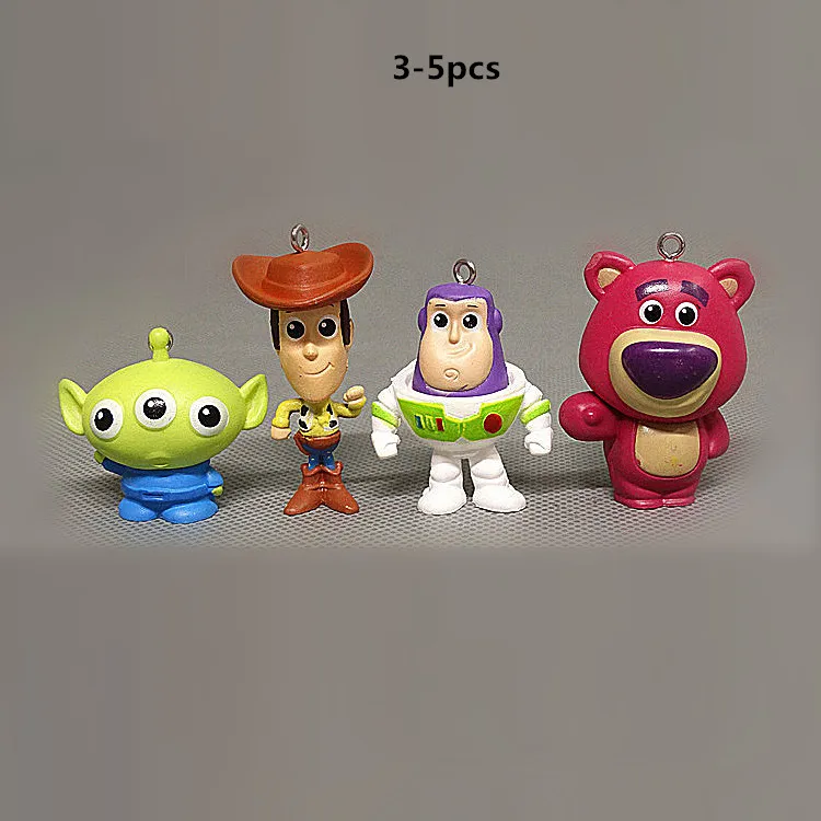 4pcs style B Новинка 7 шт. Высокое качество История Игрушек 4 Базз Лайтер форки Вуди из мультфильма Джесси фигурка Коллекционная кукла игрушки для детей - Цвет: 4pcs style B