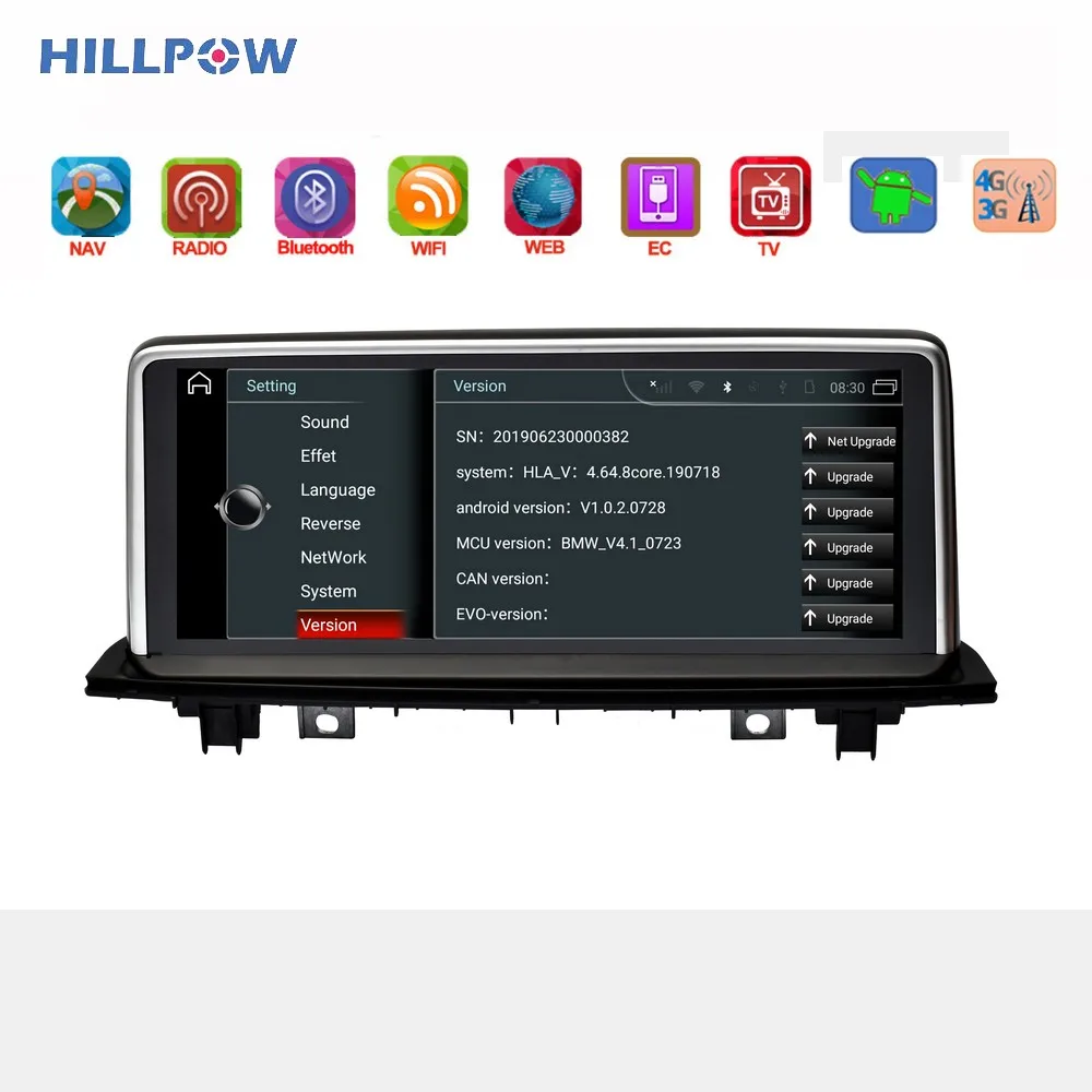 Антибликовый сенсорный экран 10 25 дюйма для BMW X1 F48 NBT Android GPS навигация мультимедиа