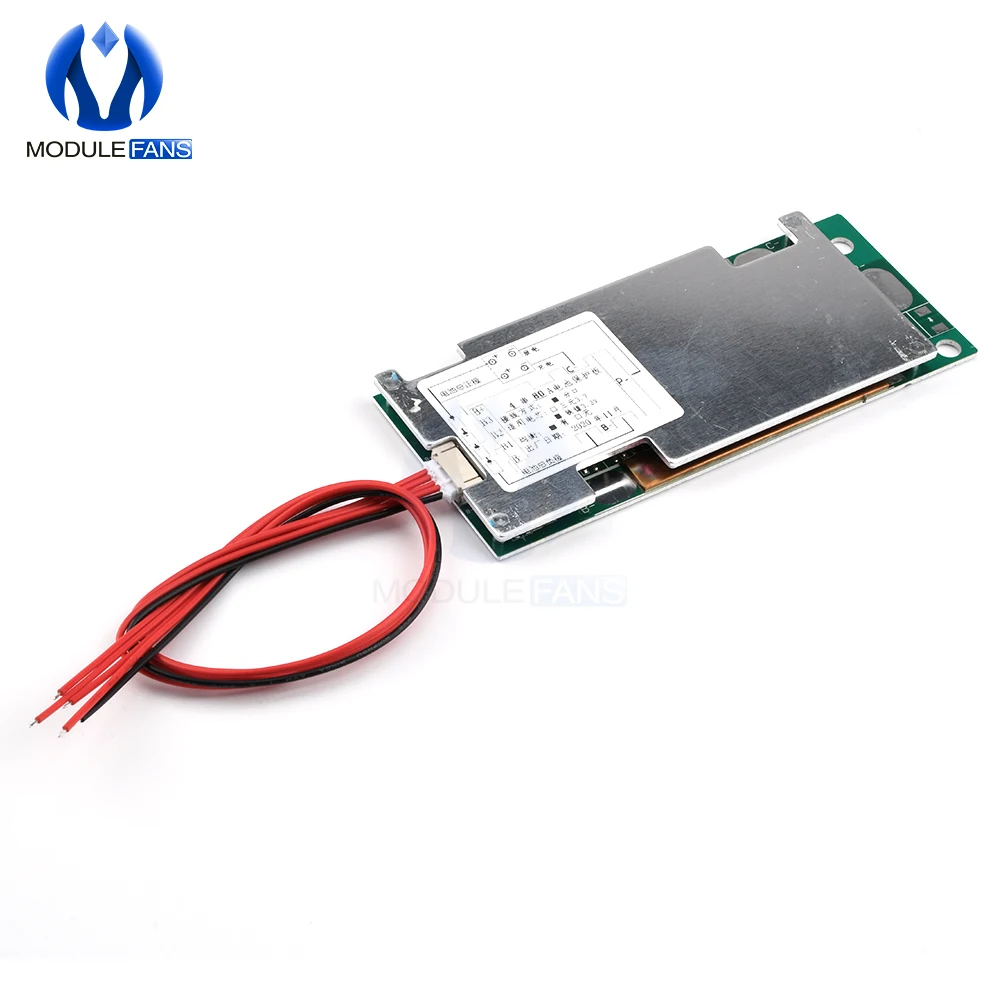 4S 4 Серийный серии 12V 80A баланс 18650 Батарея для защиты BMS Модуль платы блока