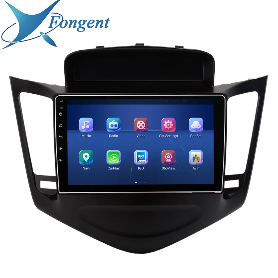 Мультимедийный плеер 9 дюймов Android 10 0 для Chevrolet Cruze 2013 2014 2015 GPS-навигация 2din