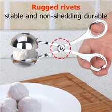 Meatball Maker 304Stainless Steel Non-Stick Creative Newbie Meatball Maker Toolor Cooking Tool Kitchen Gadget and Accessories