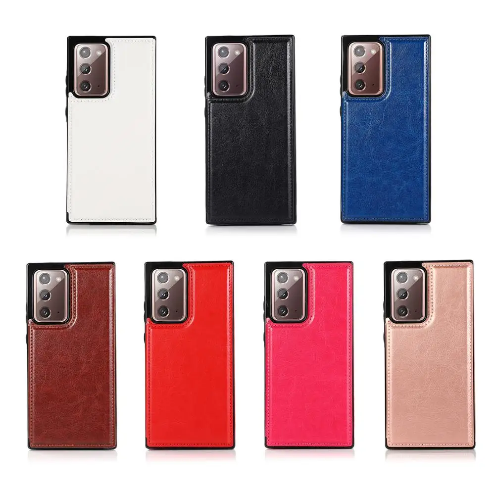 

Luxury Leather Phone Case For Samsung Galaxy S8 S9 S10 S20 Plus Note 20 8 9 10 Pro 20 Ultra A50 A70 Wallet Card Slot Stand Cover