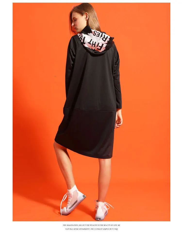 Max LuLu модные корейские женские осенние фитнес уличные женские с капюшоном Элегантные платья винтажные Длинные Рукава vestidos