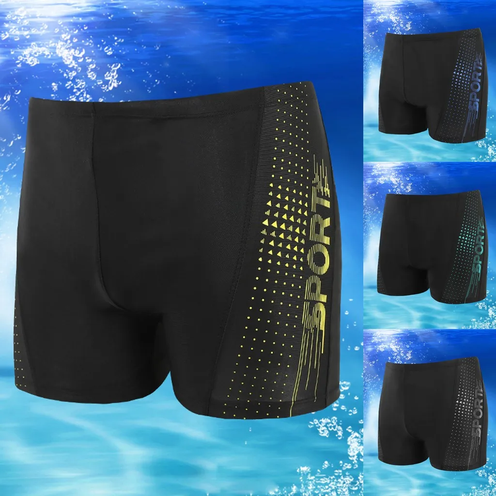 Мужские тонкие дышащие трусы быстросохнущие пляжные плавки нижнее белье для