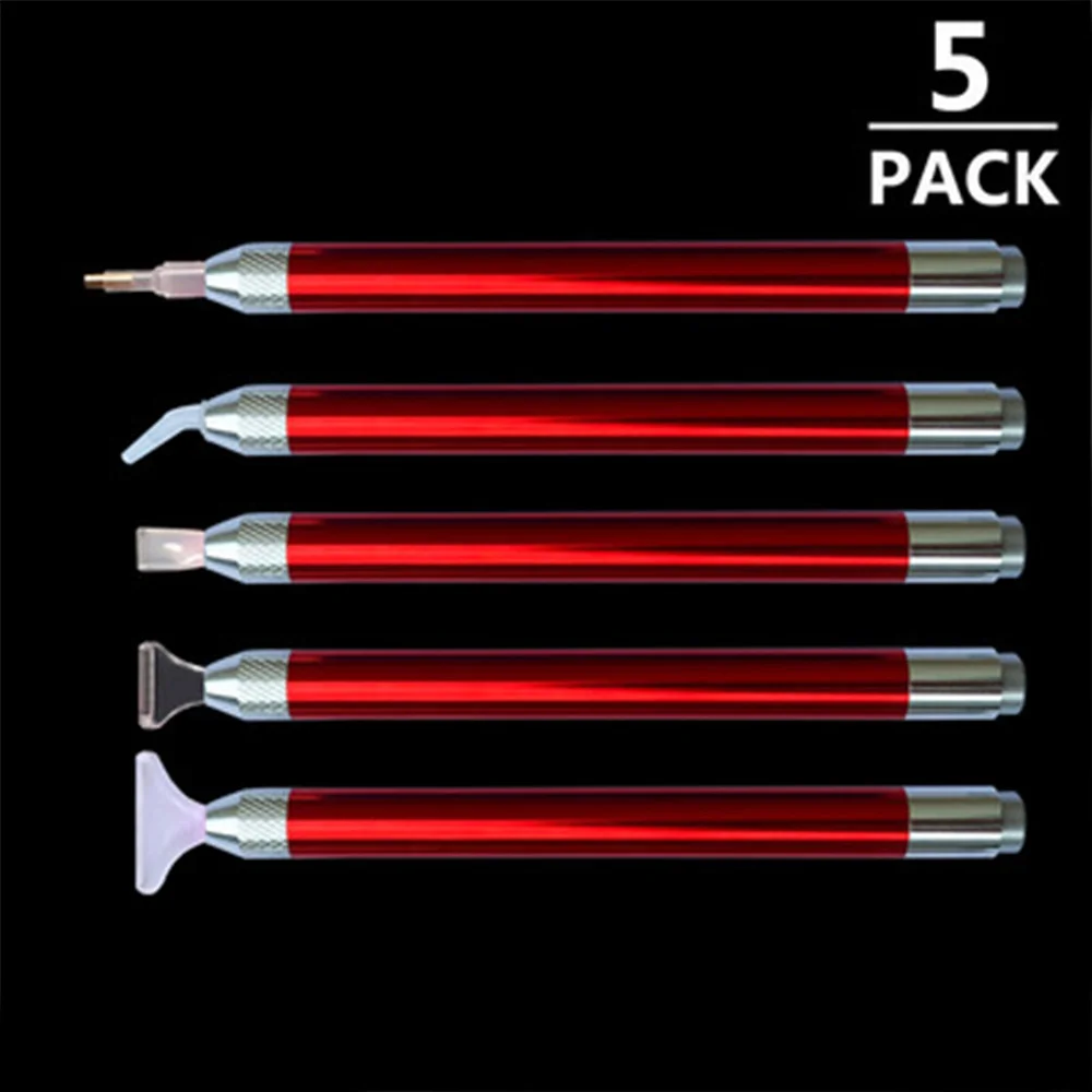 

Huacan Diamond Painting Pen Tool 5PC Diamond Embroidery Lighting Point Drill Pen Accessories