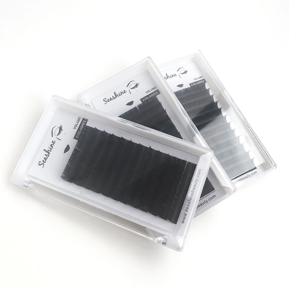 

Seashine Easy Fanning Eyelash Extension 1s Blooming Lashes Self Fanning Lashes Cashmere Volume Easy Fan All Size Cillios