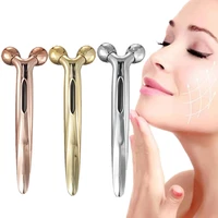 3d handheld 2 wheel body shape beauty tools muscle v face lift slimming machine y vorm massage roller ball
