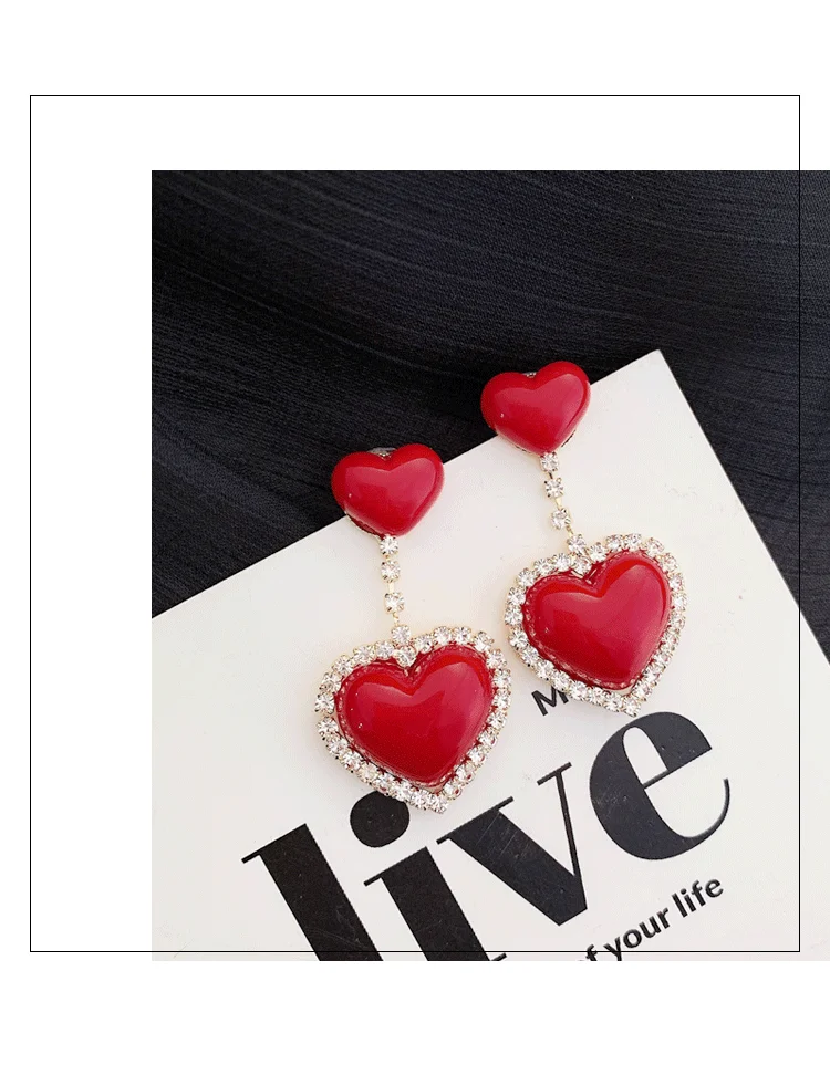 Простые серьги в европейском и американском стиле милые темпераментные модные с