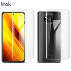 Защитная пленка для экрана POCO X3 NFC IMAK, Гидрогелевая пленка с полным покрытием спереди и сзади для Xiaomi POCO X3 PRO