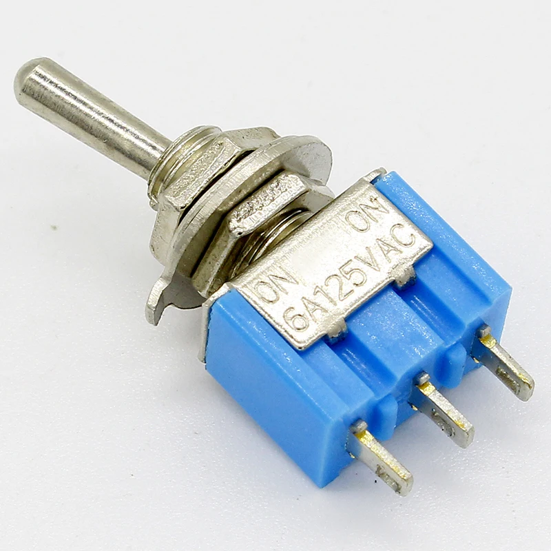 10 шт./лот синий мини MTS 102 3 контактный SPDT ON 6A 125VAC миниатюрные тумблеры|switch switch|switch
