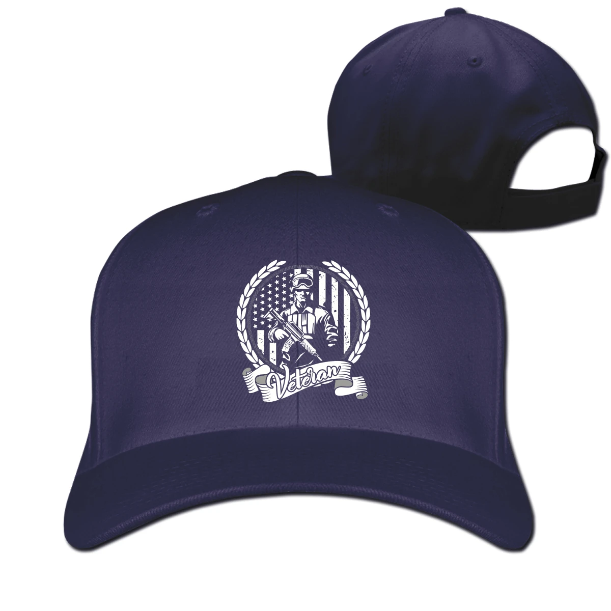 

Proud Army Veteran T man women's Fashionable breathable Baseball Cap