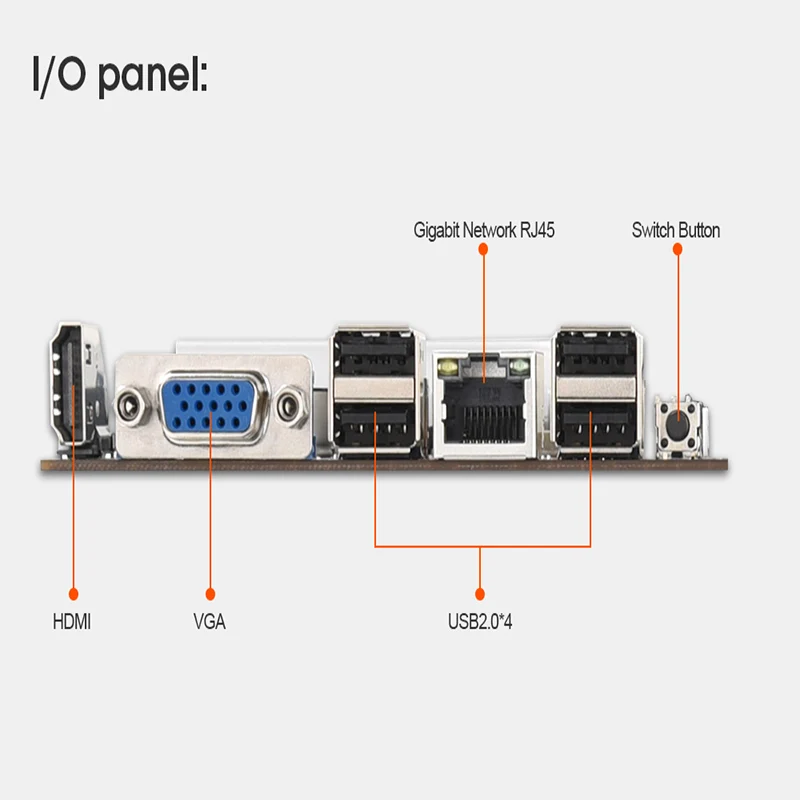 Материнская плата для майнинга биткоинов Ethereum с 64 Гб MSATA SSD 4 ГБ DDR3 1600 МГц ОЗУ со