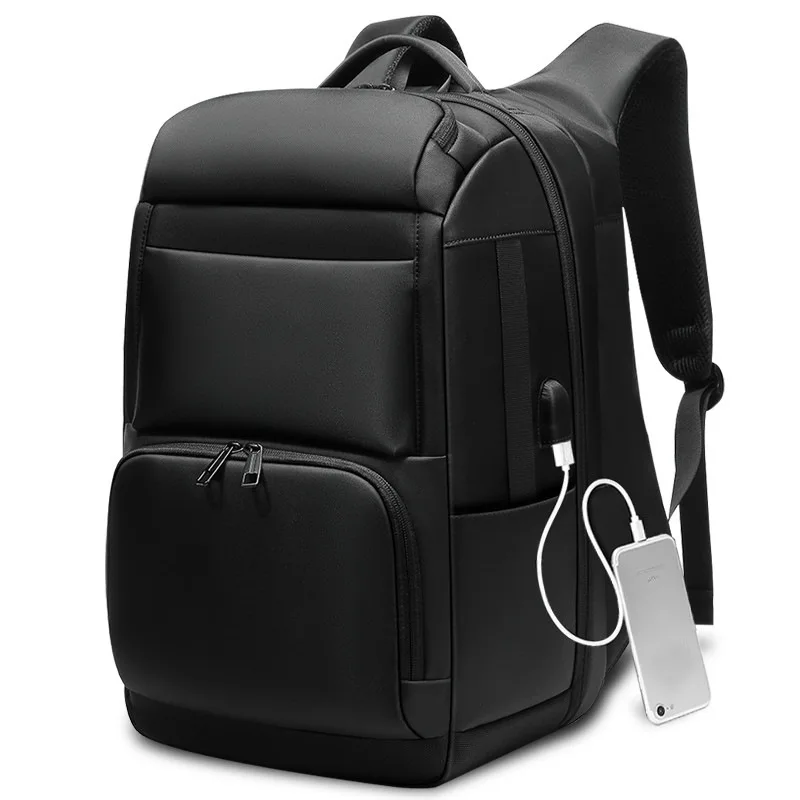 Man Backpack USB Charging Laptop 17 Inch Nylon Multi-layer Storage School Bag Travel Brand Male Mochila |