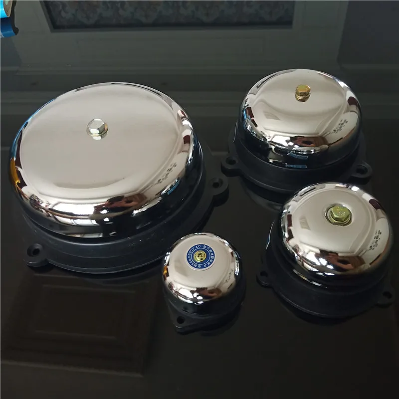Традиции Электрический беспроводной дверной звонок 2/3/4/6 дюймов 12V 24V 36V 48V 110V 220V 380V высокой дБ сигнальный звонок высокое качество дверной звонок фабрике будет