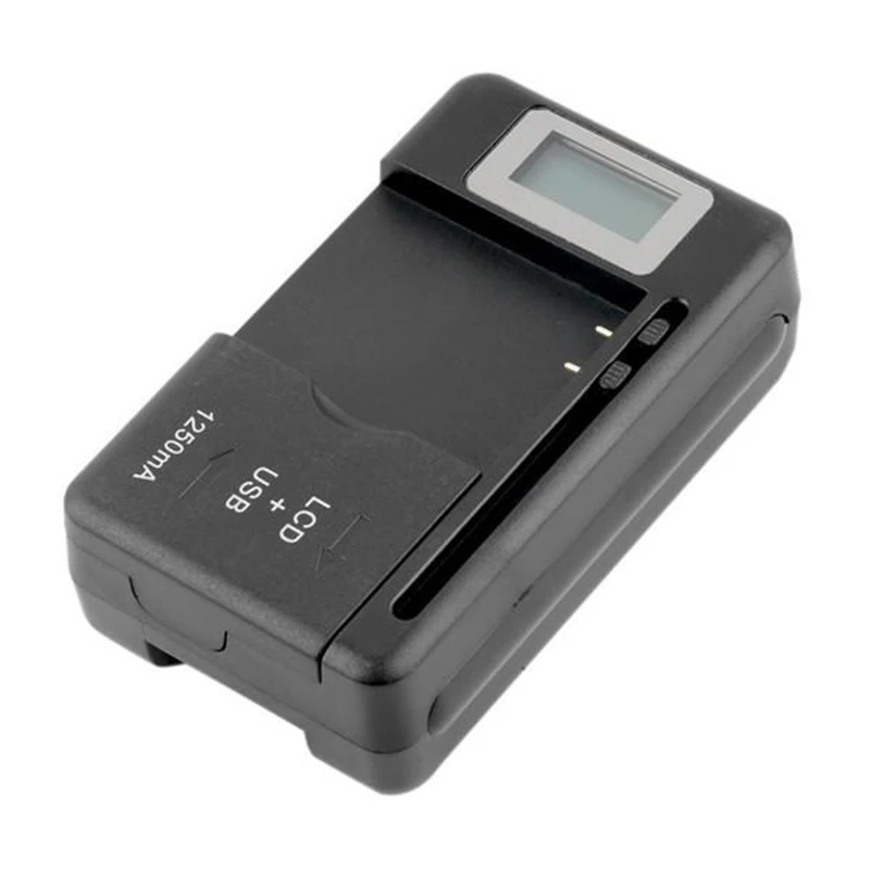 2020New Mobile Universal Battery Charger LCD Indicator Screen For Cell Phones USB-Port Hot Promotion Wholesale