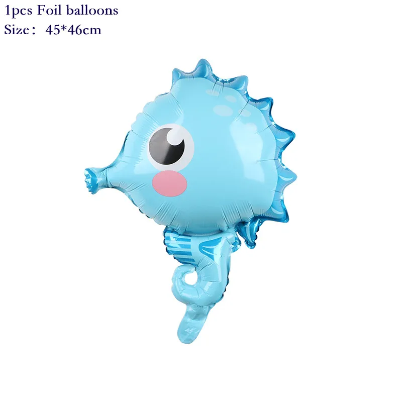 Фольгированные воздушные шары в виде морской рыбы 1 шт. мультяшное животное краб