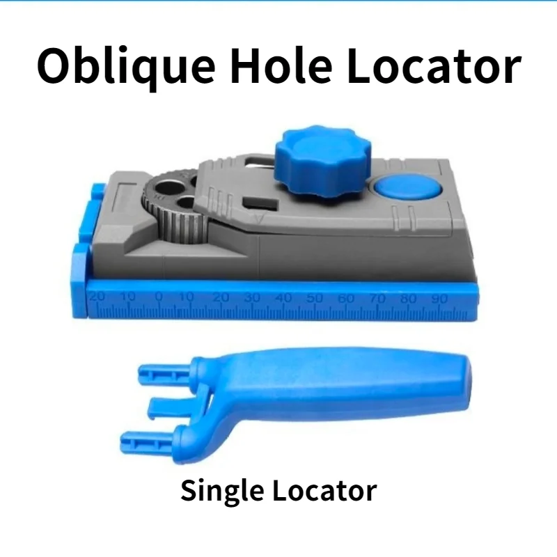 Punch The Locator/ Oblique Hole Locator/ Scale Line Drilling Locator/ Carpentry Plate Connector/ DIY  Tools/ Woodworking Tools enlarge